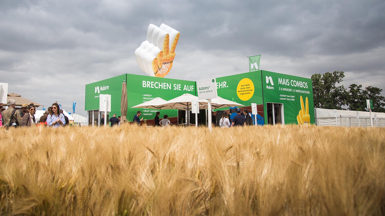 B.EFFECTIVE organisiert für Nufarm Deutschland GmbH den Messestand für die „DLG Feldtage“